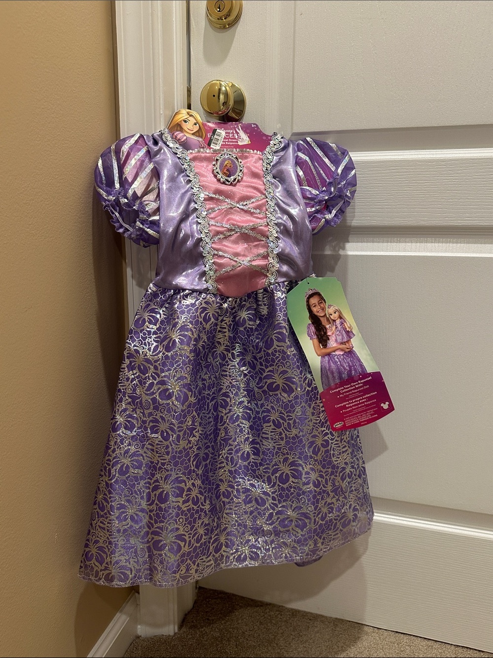 Disney Purple and Pink Rapunzel Princess Dress Costume
